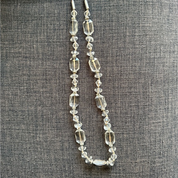 Elegant transparent Beaded Necklace by LOFT - 18” long - Picture 6 of 8